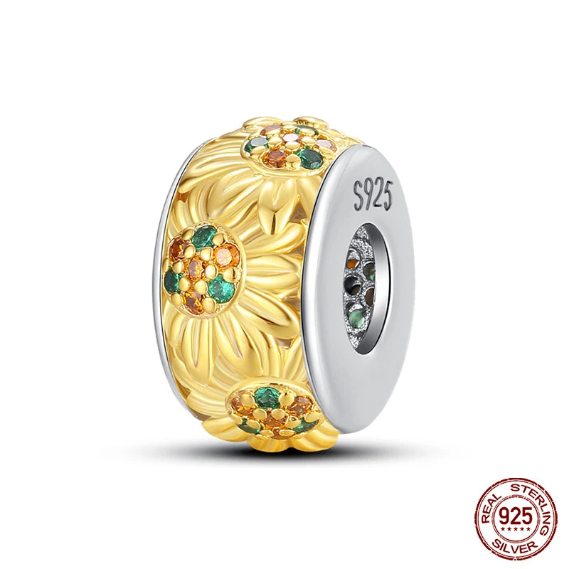 925 Sterling Silver Chameleon Luminous Firefly Butterfly Charms Beads Fit Qikaola 925 Original Bracelets Fine DIY Jewelry Making