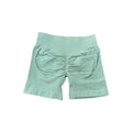 Impact Shorts with Logo Women Seamless Yoga Shorts Scrunch Bum Gym Shorts Workout Biker Short Fitness