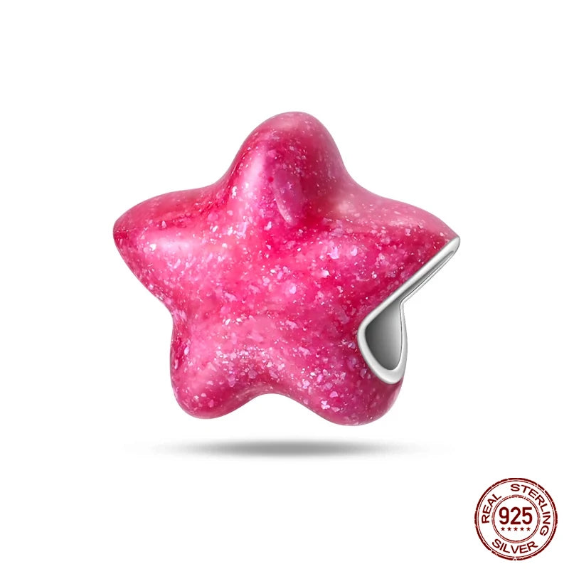 925 Sterling Silver Chameleon Luminous Firefly Butterfly Charms Beads Fit Qikaola 925 Original Bracelets Fine DIY Jewelry Making