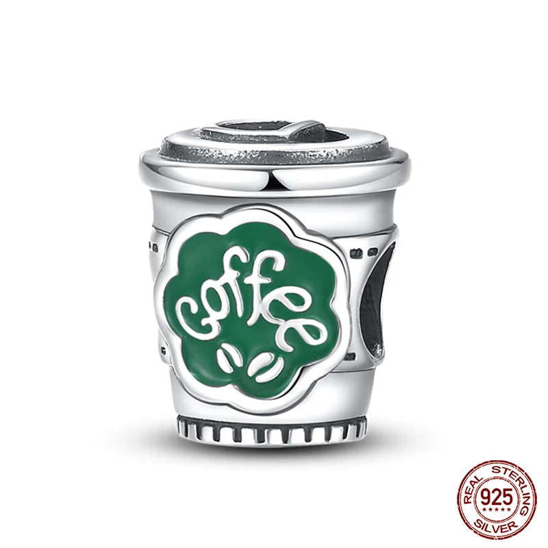 925 Sterling Silver Chameleon Luminous Firefly Butterfly Charms Beads Fit Qikaola 925 Original Bracelets Fine DIY Jewelry Making