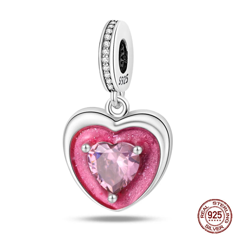 925 Sterling Silver Chameleon Luminous Firefly Butterfly Charms Beads Fit Qikaola 925 Original Bracelets Fine DIY Jewelry Making