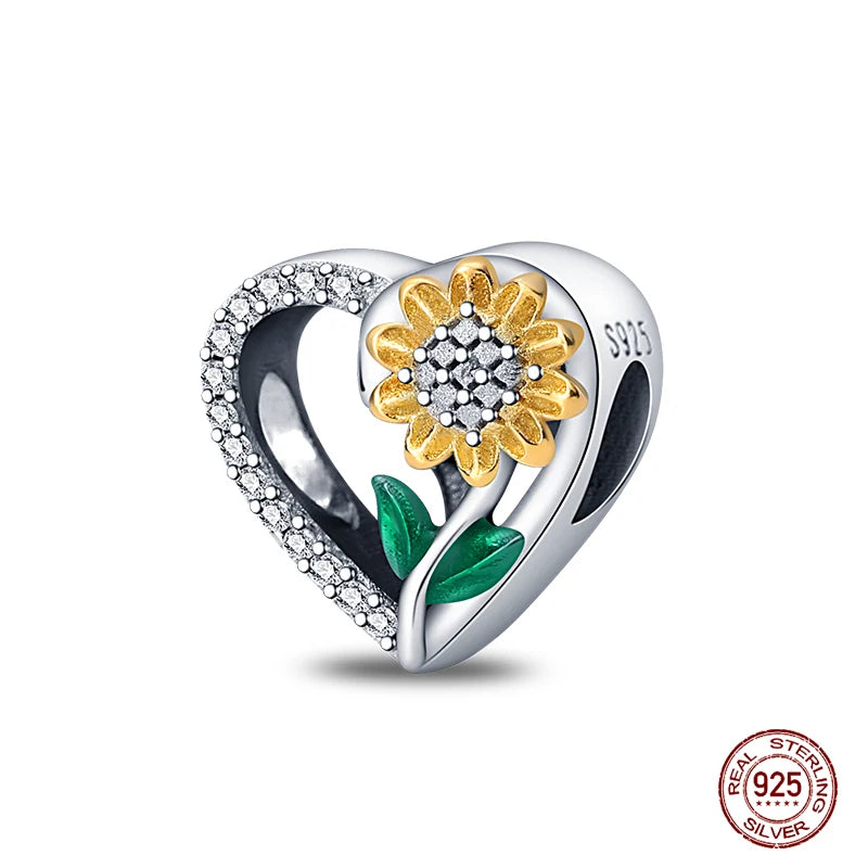 925 Sterling Silver Chameleon Luminous Firefly Butterfly Charms Beads Fit Qikaola 925 Original Bracelets Fine DIY Jewelry Making