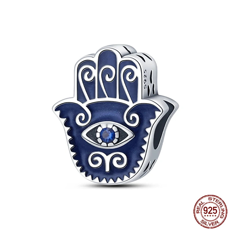 925 Sterling Silver Chameleon Luminous Firefly Butterfly Charms Beads Fit Qikaola 925 Original Bracelets Fine DIY Jewelry Making