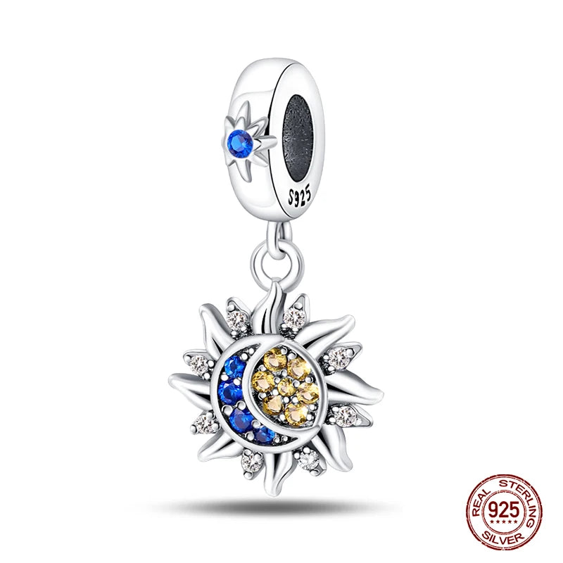 925 Sterling Silver Chameleon Luminous Firefly Butterfly Charms Beads Fit Qikaola 925 Original Bracelets Fine DIY Jewelry Making