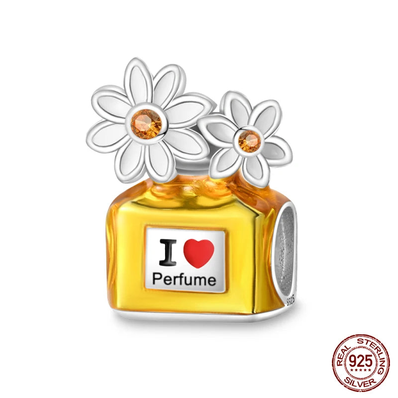 925 Sterling Silver Chameleon Luminous Firefly Butterfly Charms Beads Fit Qikaola 925 Original Bracelets Fine DIY Jewelry Making