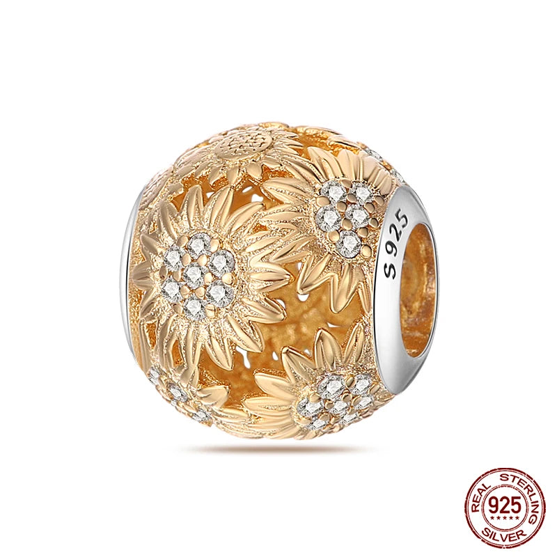 925 Sterling Silver Chameleon Luminous Firefly Butterfly Charms Beads Fit Qikaola 925 Original Bracelets Fine DIY Jewelry Making