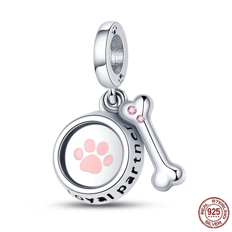 925 Sterling Silver Chameleon Luminous Firefly Butterfly Charms Beads Fit Qikaola 925 Original Bracelets Fine DIY Jewelry Making